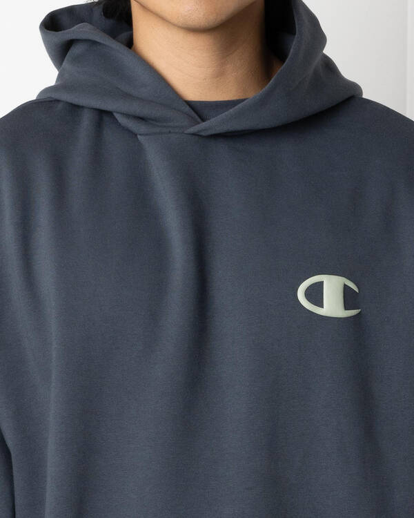 Champion Legacy Puff Script Hoodie for Mens