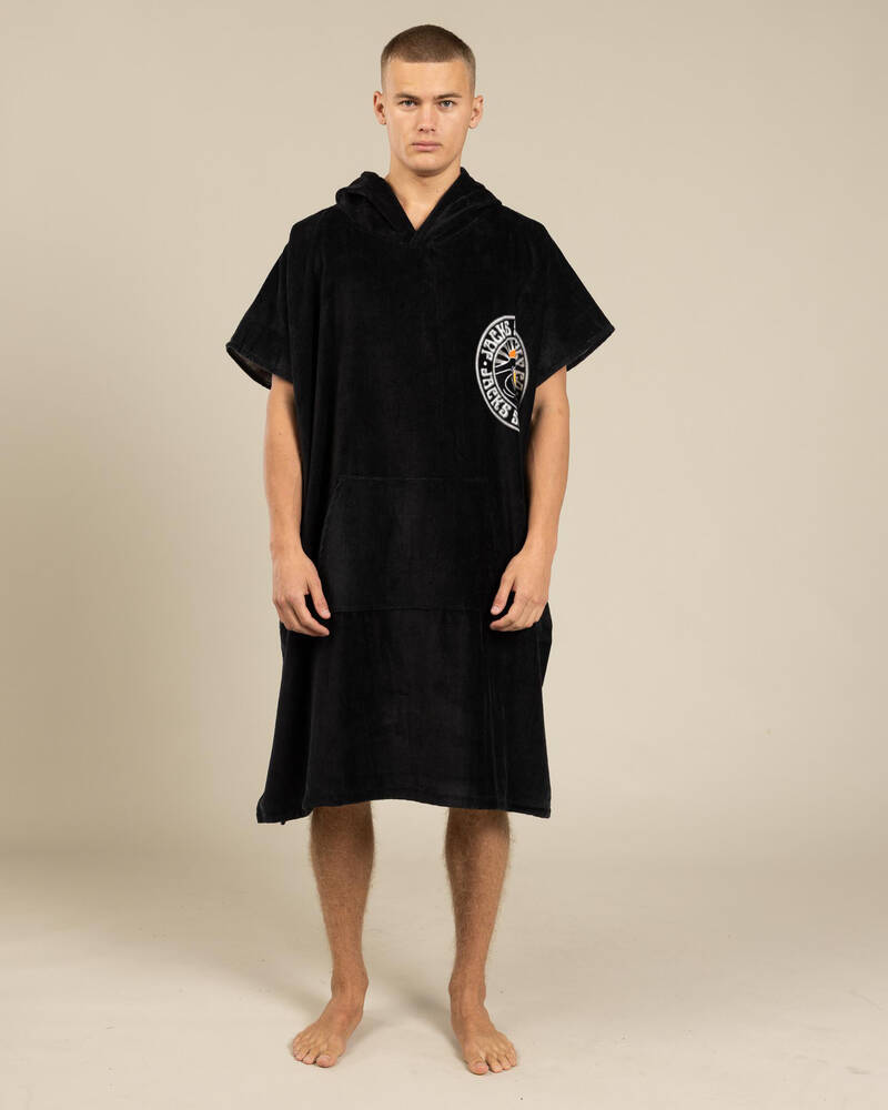 Jacks Rising Sun Hooded Towel for Mens