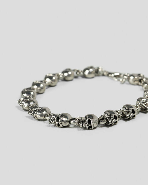 REPUBLIK Skull Metal Bracelet for Mens