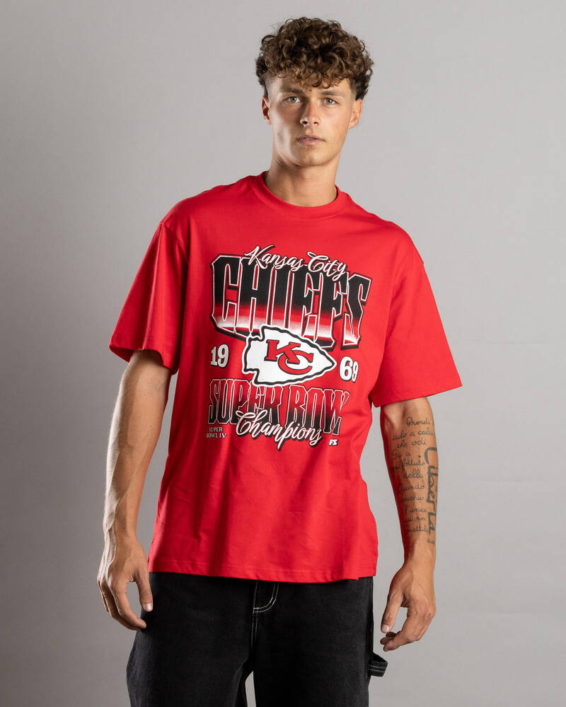 Majestic Kansas City Chiefs Super Bowl Champs T-Shirt for Mens