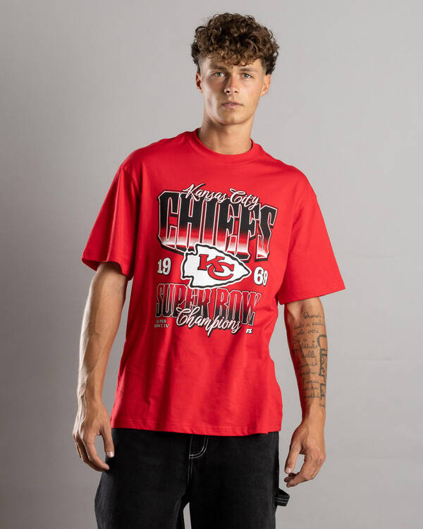Majestic Kansas City Chiefs Super Bowl Champs T-Shirt for Mens