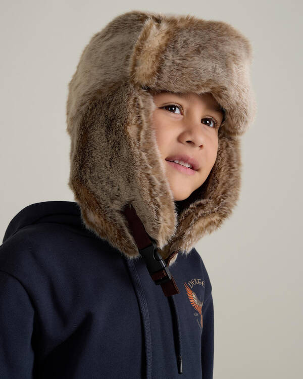 Miscellaneous Toddlers' Cosy Fur Trapper Hat for Mens