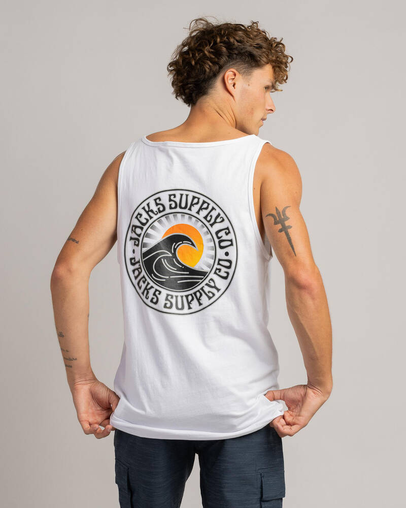 Jacks Rising Sun Singlet for Mens