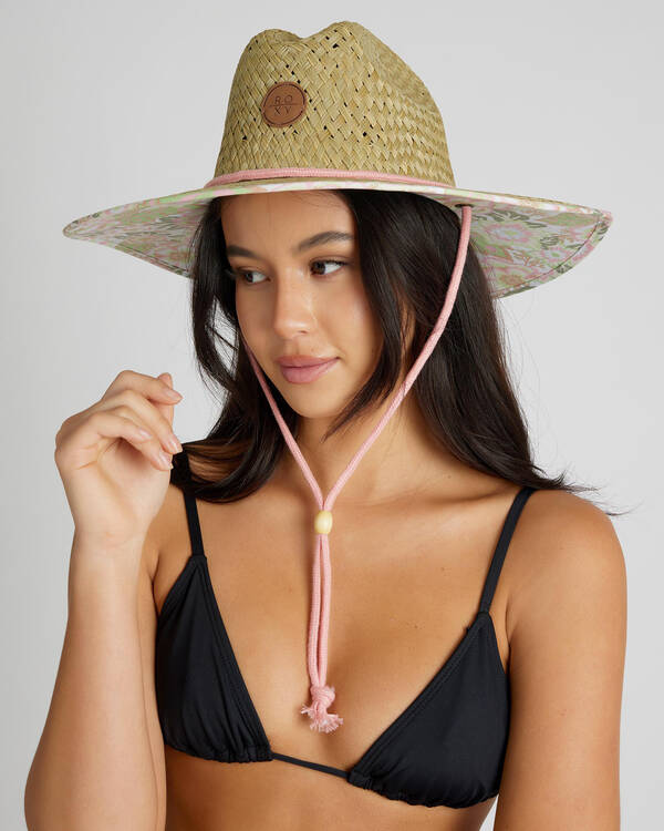 Roxy Pina To My Colada Printed Panama Hat for Womens