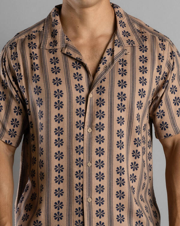 RVCA Daisied Short Sleeve Shirt for Mens