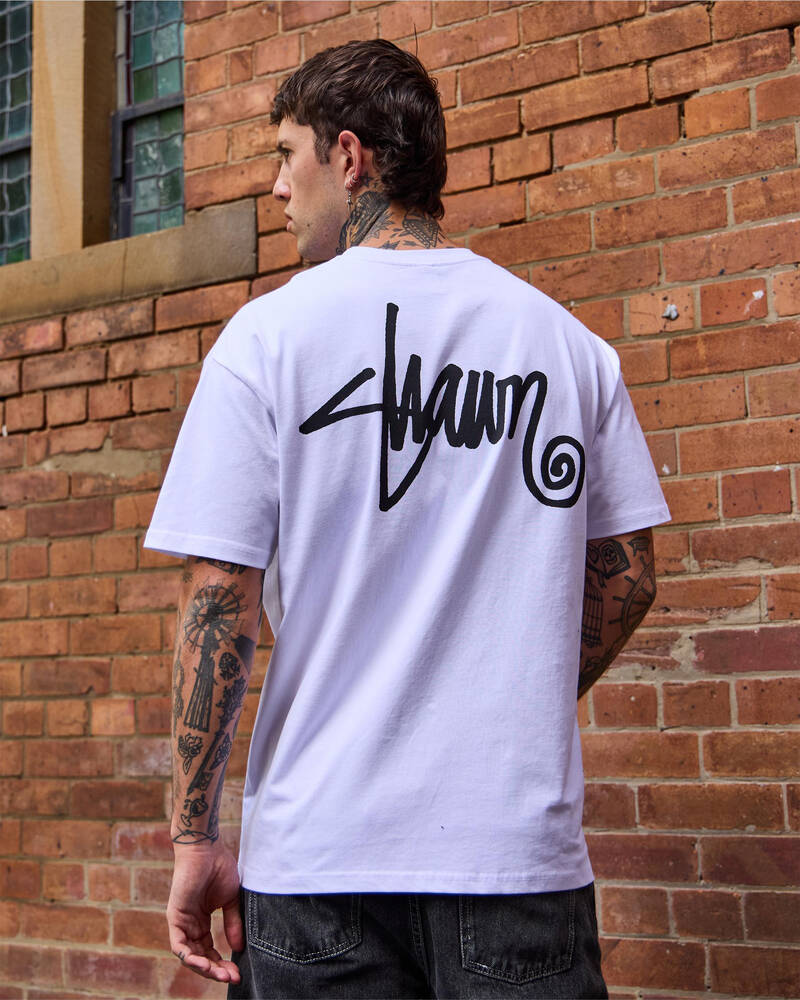 S-Double Shawn Script T-Shirt for Mens