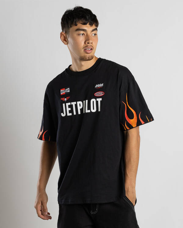 Jetpilot Vintage Flames T-Shirt for Mens