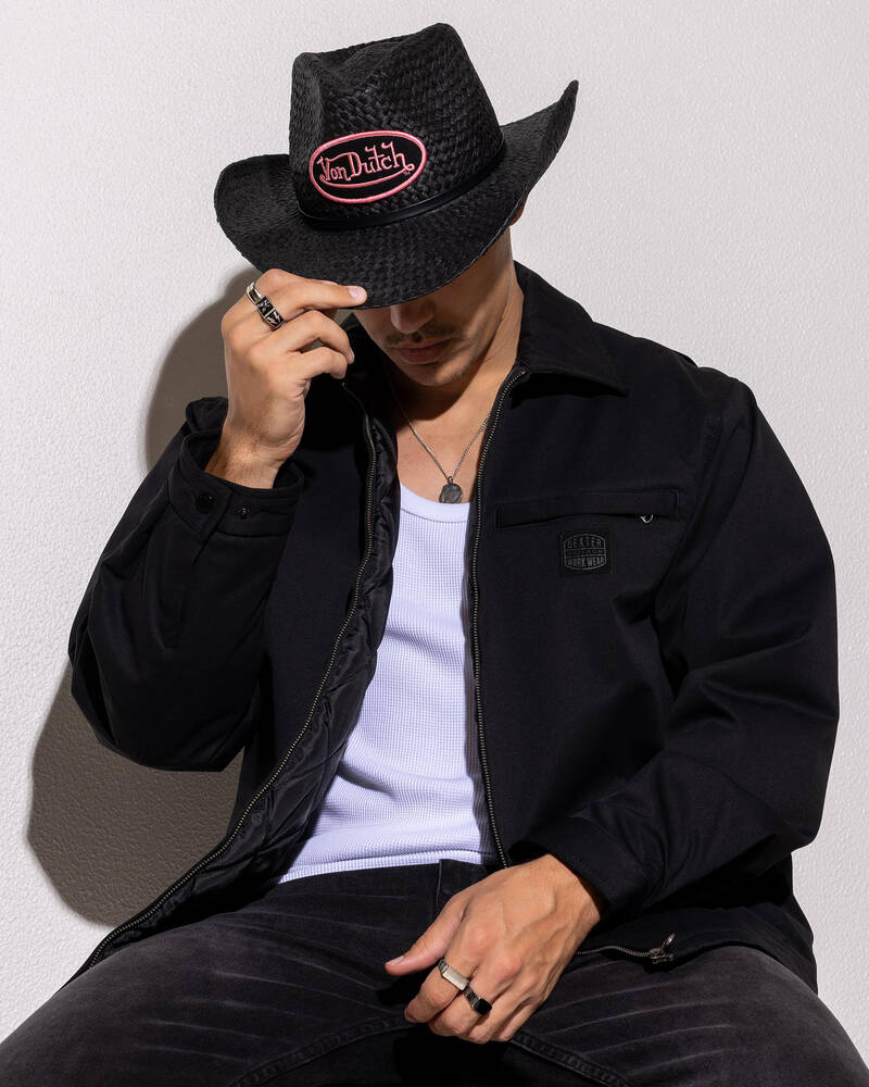 Von Dutch Patch Cowboy Hat for Unisex