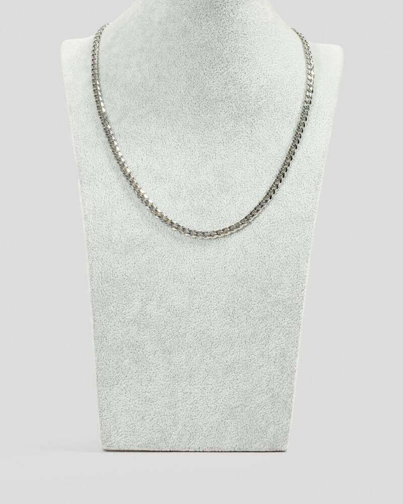 REPUBLIK Small Silver Chain Necklace for Mens