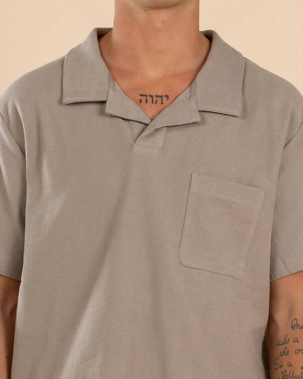 Rhythm Vintage Terry Polo Shirt for Mens