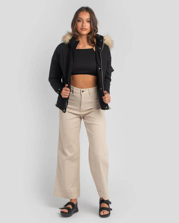 Used Rose Hooded Jacket for Womens