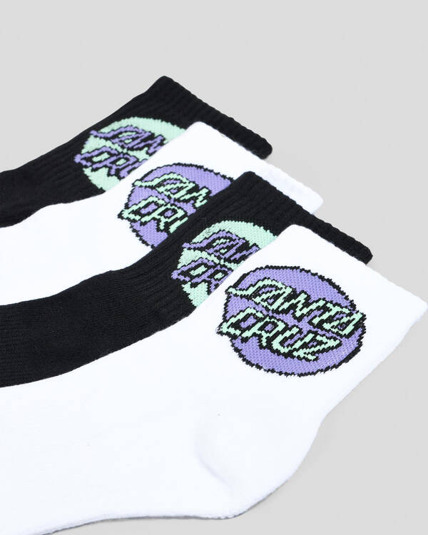Santa Cruz Girl's Other Dot Mid Sock Pack for Womens
