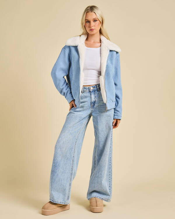 Ava And Ever Wolf Cord Jacket for Womens