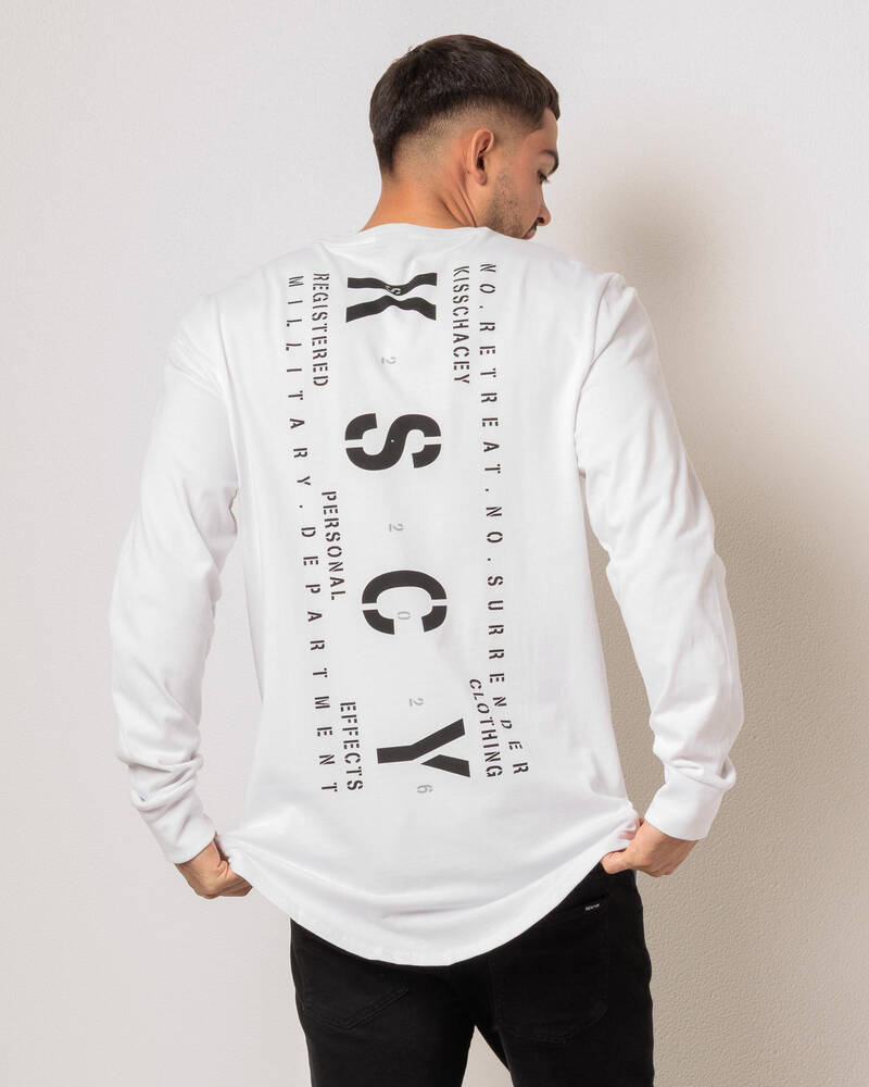 Kiss Chacey Sledge Cape Back Long Sleeve T-Shirt for Mens