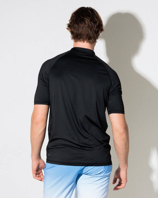 Rip Curl Stapler Short Sleeve Rash Vest for Mens