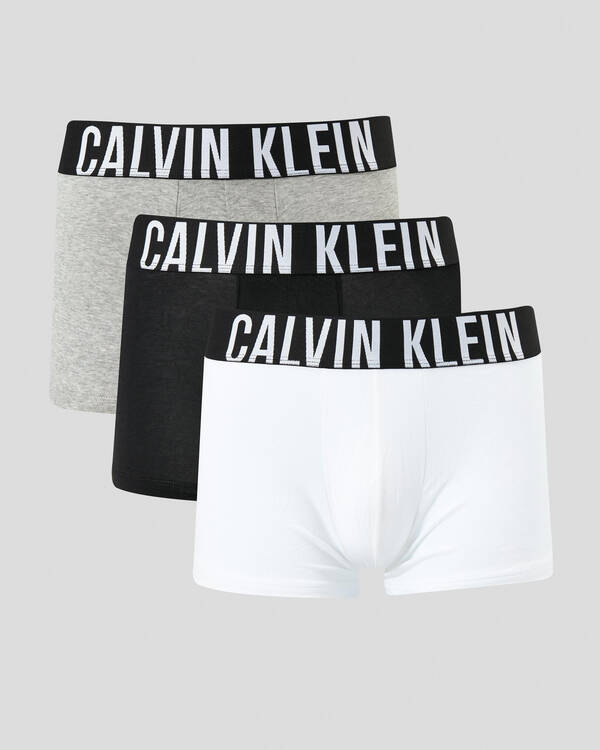 Calvin Klein Intense Power Cotton Trunks 3 Pack for Mens