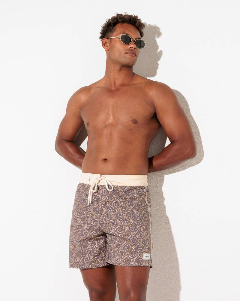 Rhythm Heritage Java Trunk Board Shorts for Mens