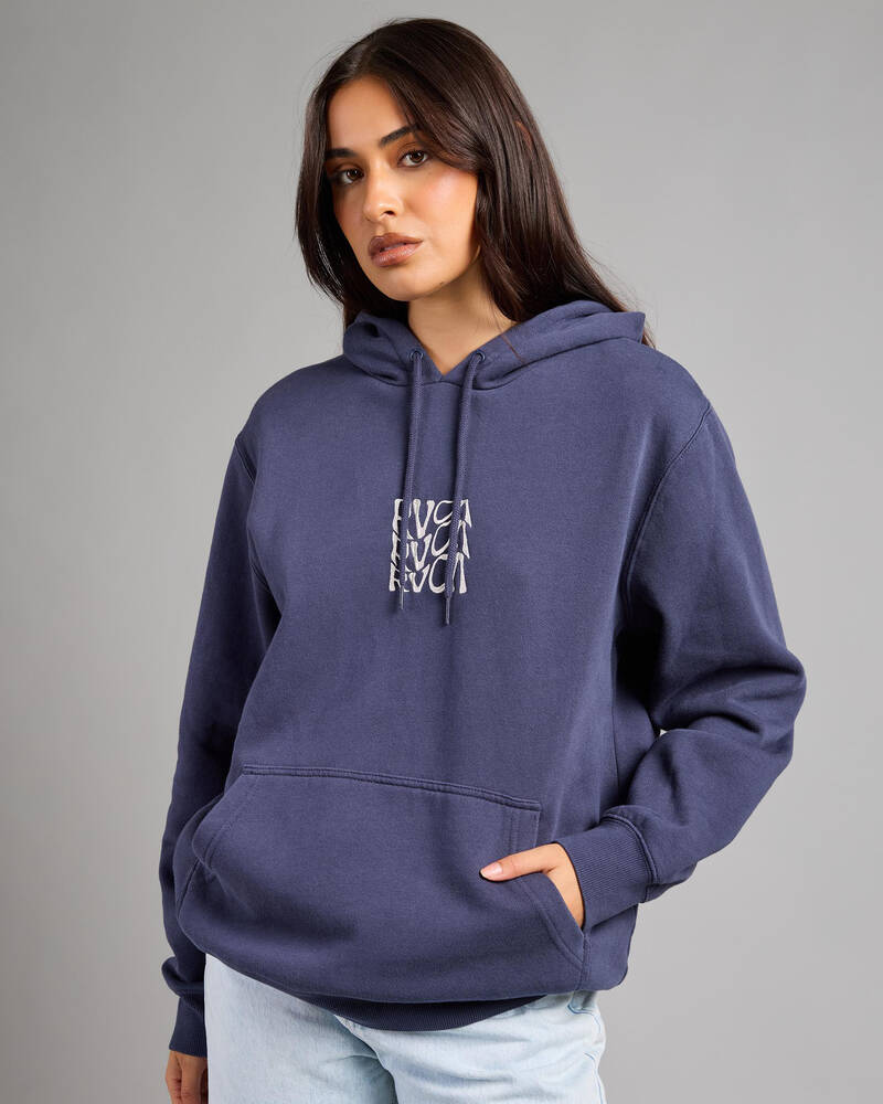 RVCA Wavey Slouched Hoodie for Womens