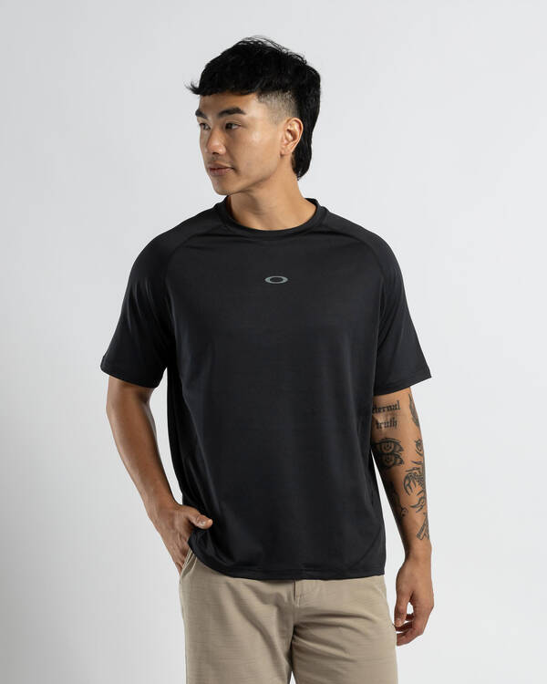 Oakley Repreve Ellipse Short Sleeve Rash Vest for Mens