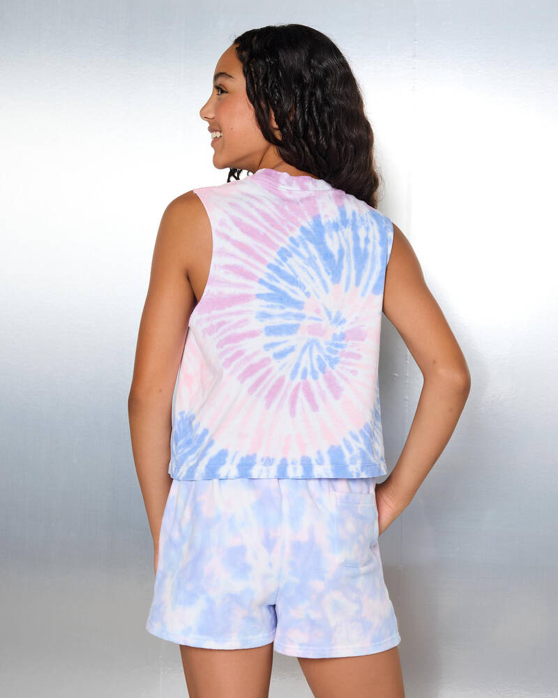 Santa Cruz Girls' MFG Dot Front Muscle Tank Top for Womens