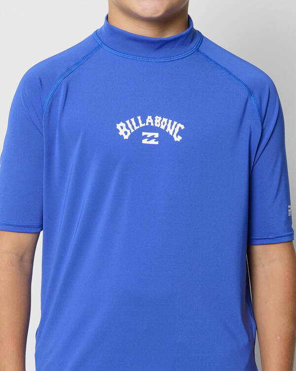 Billabong Boys' All Day Arch Short Sleeve Rash Vest for Mens