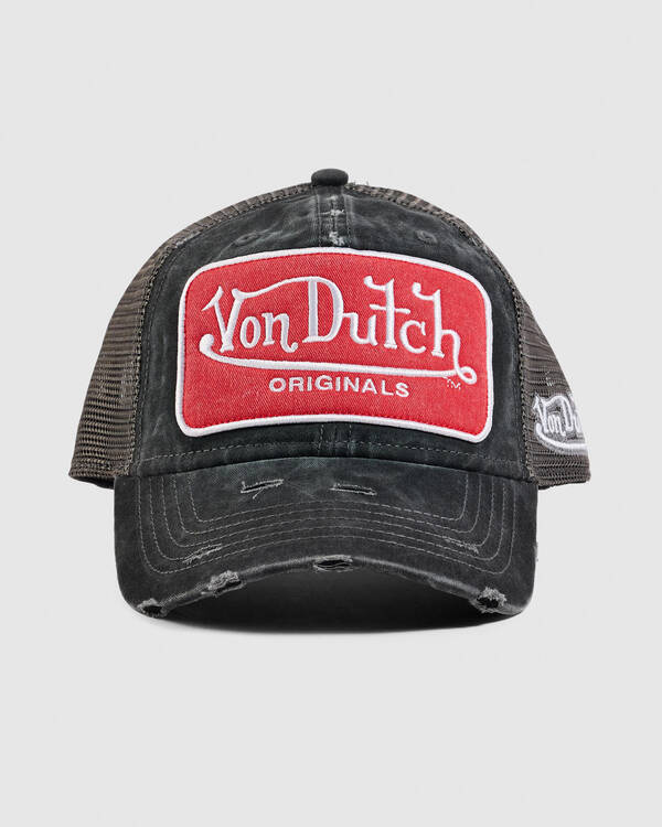Von Dutch Distressed Old Originals Trucker Cap for Mens