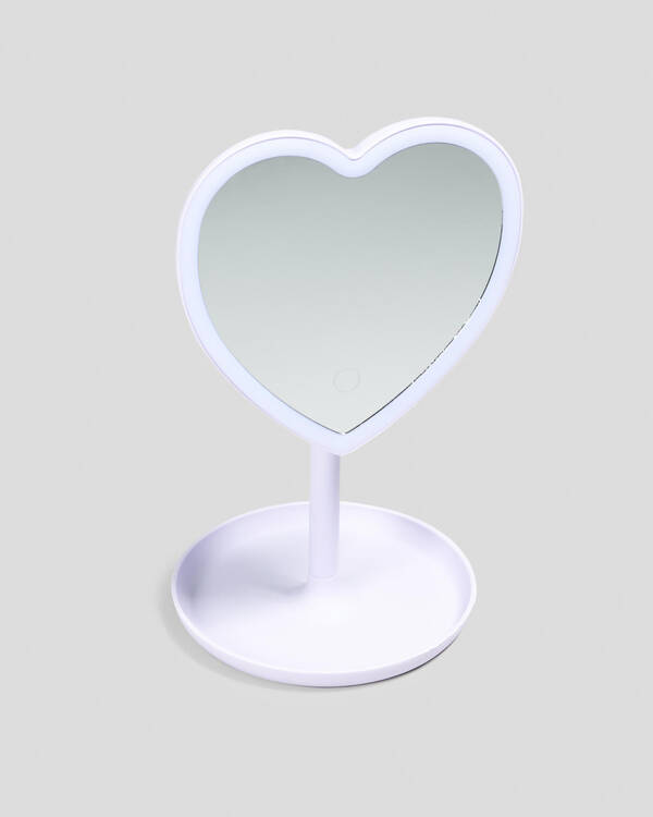 Get It Now Light Up LED Heart Mirror for Womens