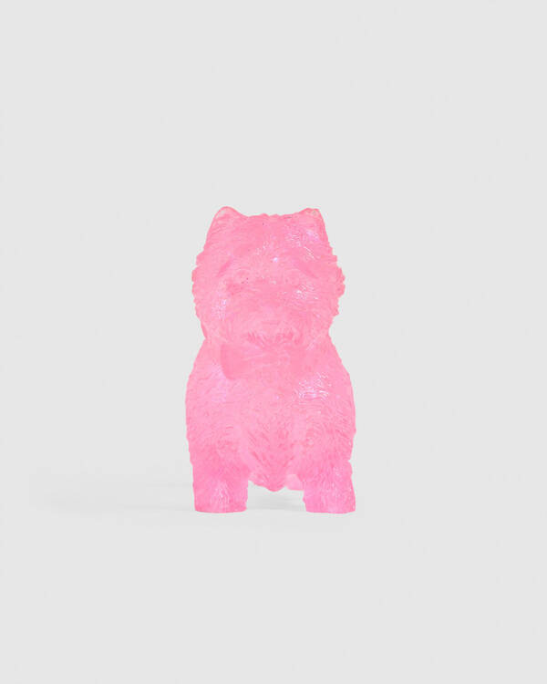 Smooshos Super Squeeze White Terrier Glow In The Dark Squishy Fidget Toy for Unisex