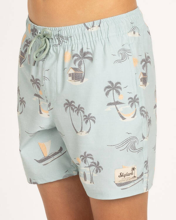 Skylark Boys' Haze Elastic Waist Shorts for Mens