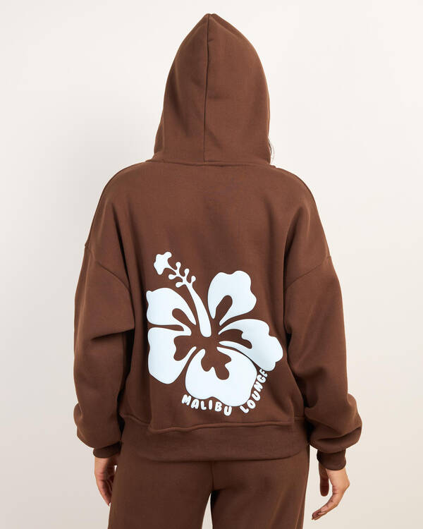 Malibu Lounge Hibiscus Hoodie for Womens