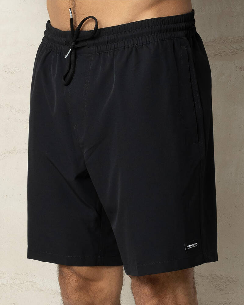 Volcom Stones Hybrid Elastic Waist Shorts for Mens