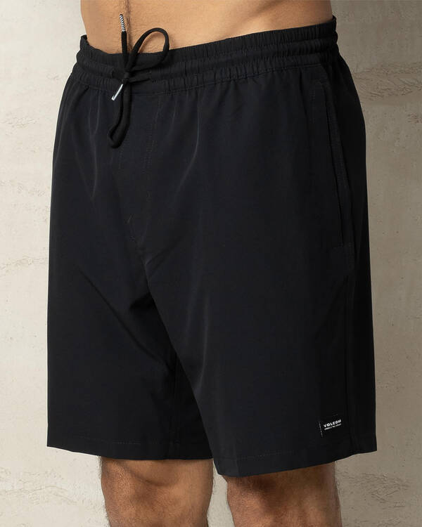 Volcom Stones Hybrid Elastic Waist Shorts for Mens