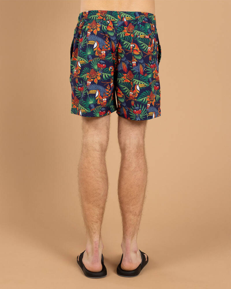 Bush Chook Chooked Out Beach Shorts for Mens