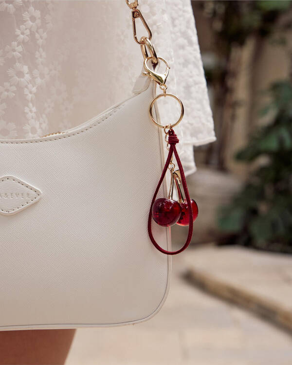 Karyn In LA Emmett Cherry Keyring for Womens