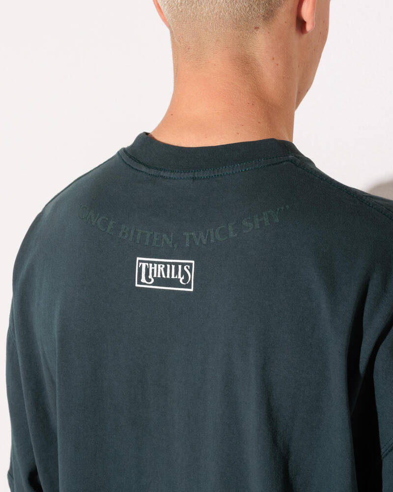 Thrills Double Time Oversize Box Tee for Mens
