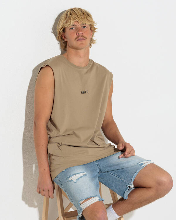 Unit Stock Muscle Tank for Mens