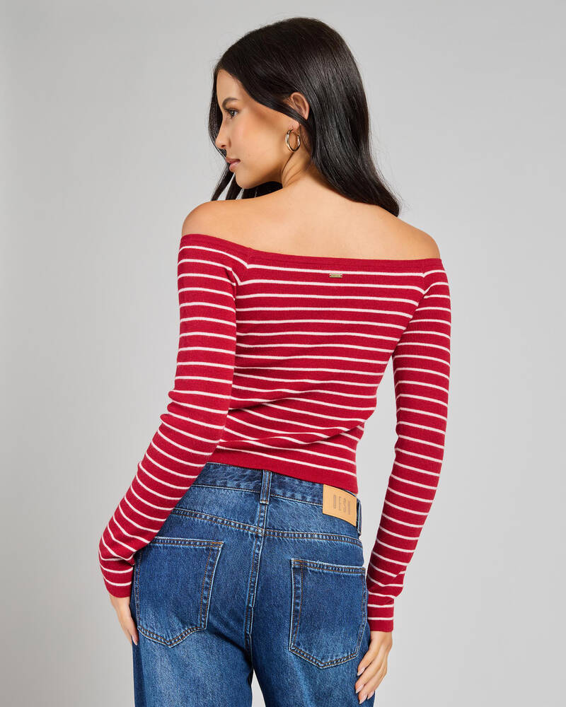 Ava And Ever Kimberly Off Shoulder Knit Top for Womens