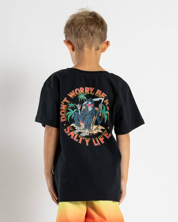 Salty Life Toddlers' Be Happy T-Shirt for Mens