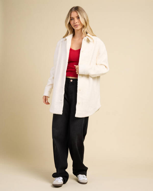 Ava And Ever Sedona Soft Boucle Shacket for Womens
