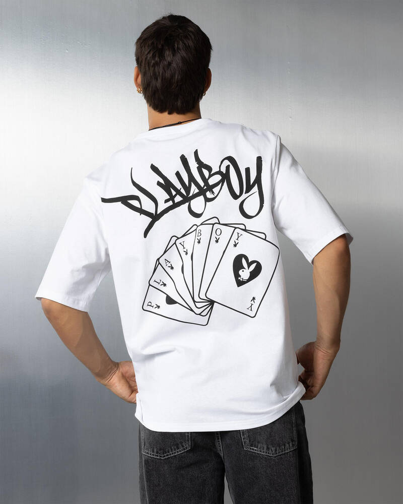 Playboy Playboy Playing Cards T-Shirt for Mens