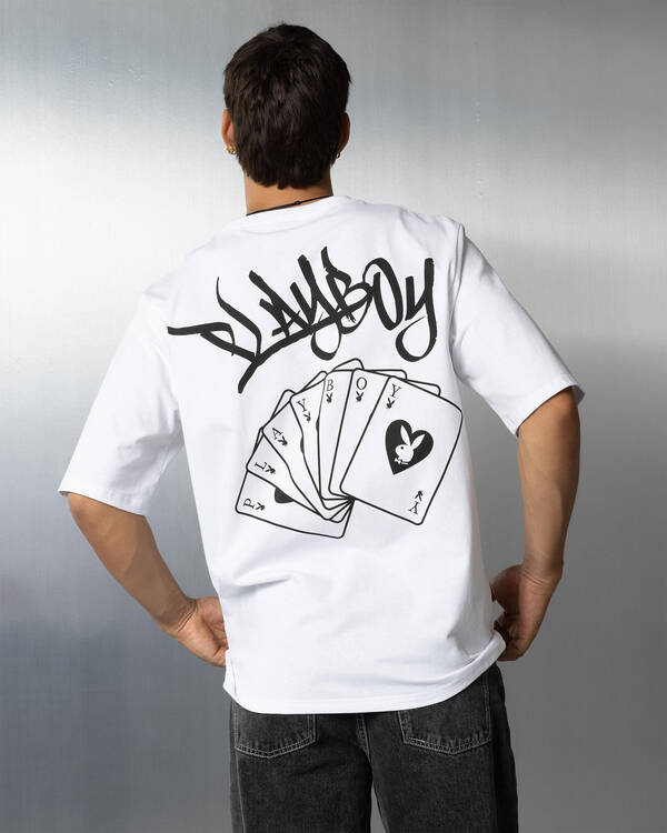 Playboy Playboy Playing Cards T-Shirt for Mens