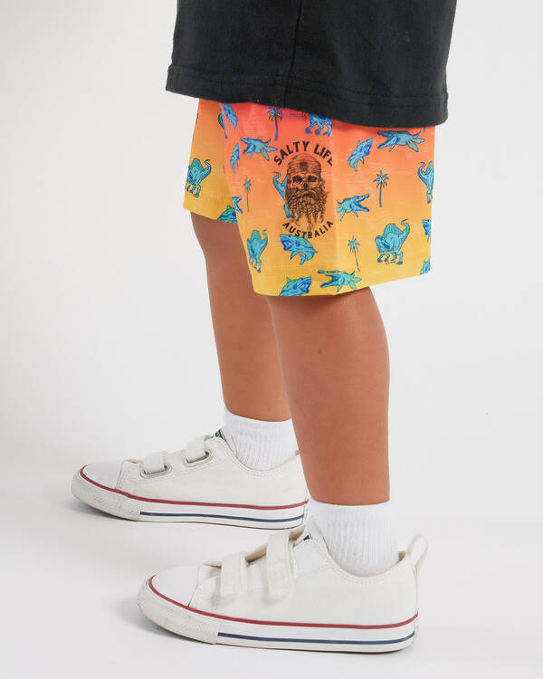Salty Life Toddlers' Prehistoric Elastic Waist Shorts for Mens