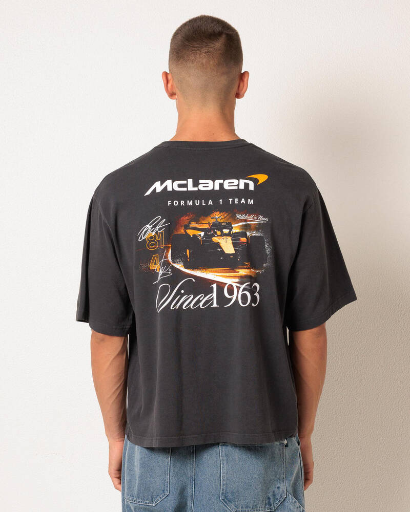 Mitchell & Ness McLaren Apex Crop T-Shirt for Mens