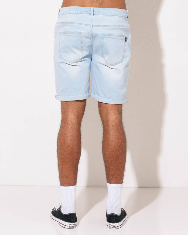 Lucid Capsule Denim Walk Shorts for Mens
