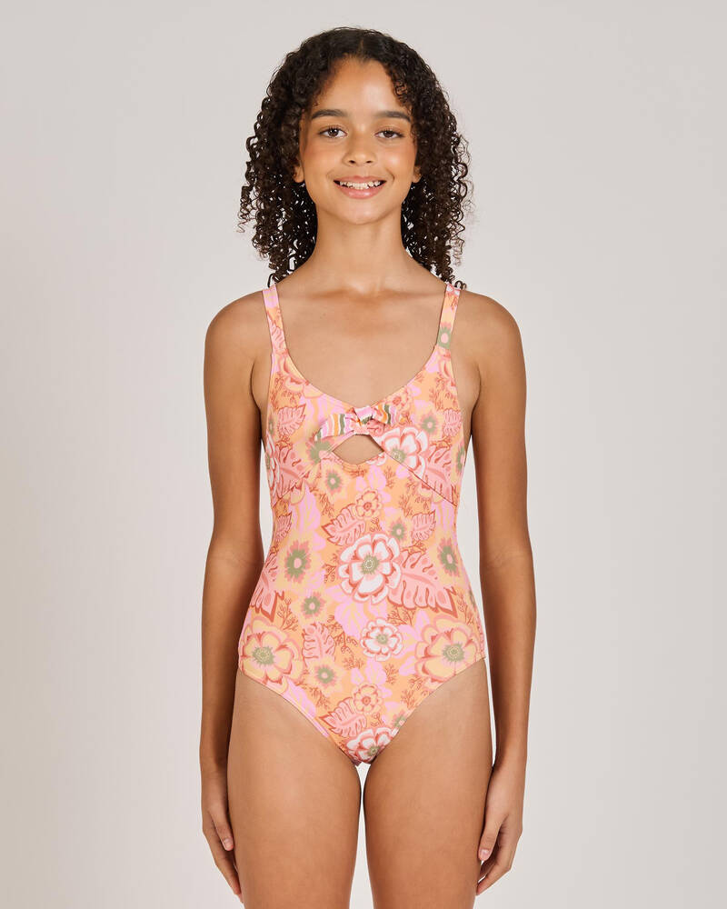 Roxy Girls' Wildflower One Piece Swimsuit for Womens