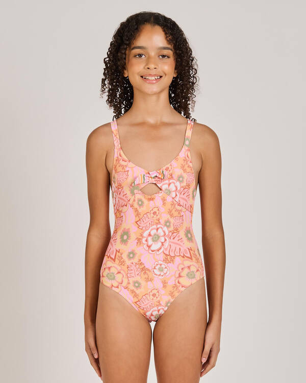 Roxy Girls' Wildflower One Piece Swimsuit for Womens