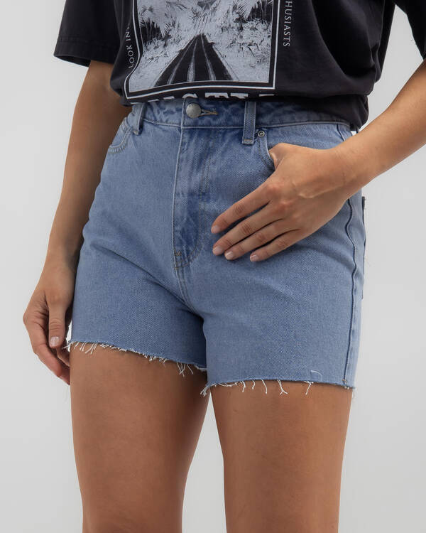 Rusty Dime Denim Shorts for Womens