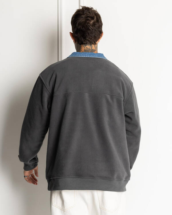 Wrangler Collar Qtr-Zip Polar Fleece for Mens
