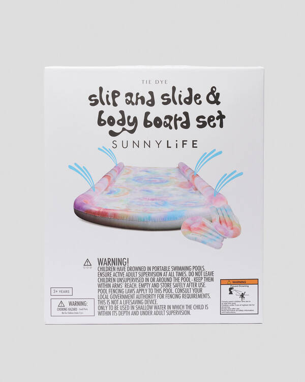 Sunnylife Slip, Slide and Body Board Set for Womens