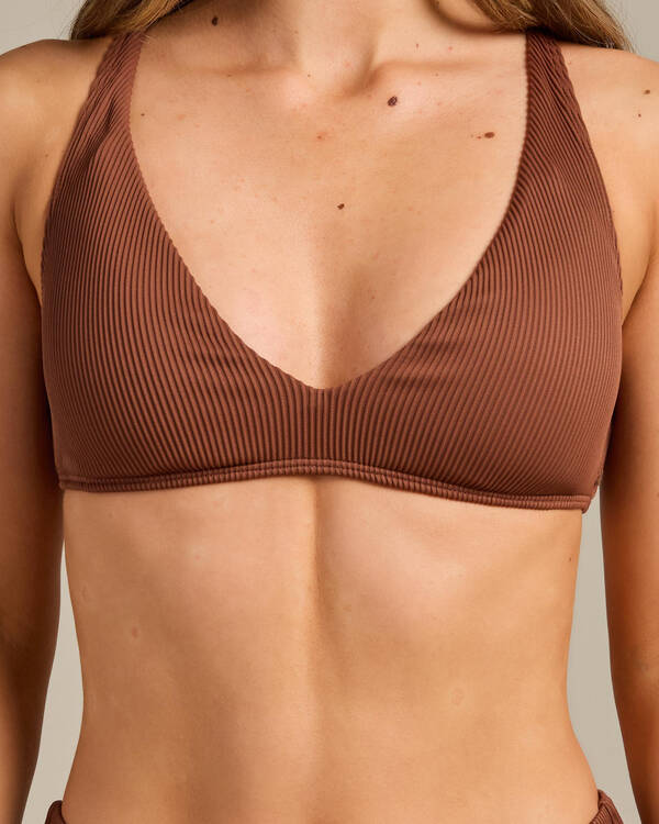 Roxy Rib Roxy Love The Oceana V Bikini Top for Womens